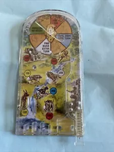 Vintage Safari Toy Mini Pin Ball Machine Game 5 Balls - Picture 1 of 3