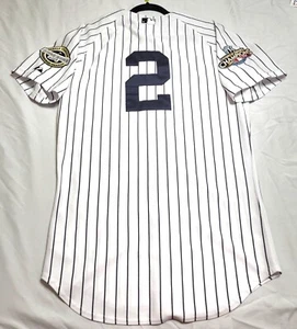 AUTENTICA MAJESTIC DEREK JETER 52 2XL, NEW YORK YANKEES 2009 maglia USA 6200 - Foto 1 di 3