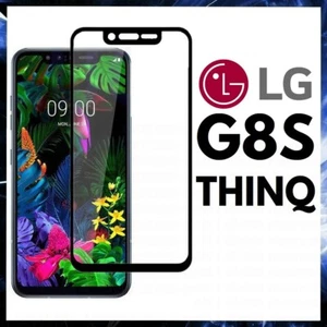 For LG G8S THINQ CURVED SCREEN PROTECTOR 9D FULL COVER GORILLA TEMPERED GLASS - Picture 1 of 9