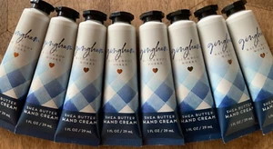 8 (ocho) CREMA DE MANOS de manteca de karité tamaño de viaje de guinga 1 oz baño y cuerpo funciona - Imagen 1 de 2