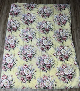RALPH LAUREN Brooke Twin COMFORTER Yellow Floral Cottage Core - Picture 1 of 7