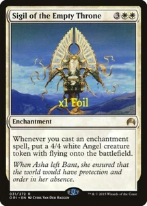 MTG Foil Magic Origins ORI Sigil of the Empty Throne MINT - Picture 1 of 1