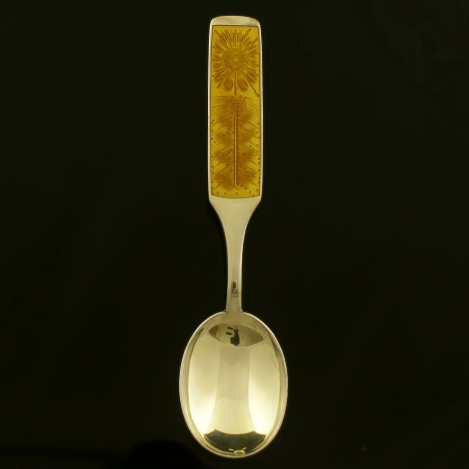 Danish Gilded Christmas Spoon, 1967 - A. Michelsen - Image 1 of 1