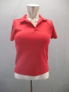 ADIDAS Size 9-10 YRS Kids Unisex 1/2 Button Collared Short Sleeve Polo Shirt 644 - Picture 1 of 9