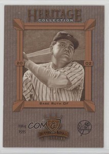 2002 Donruss Diamond Kings Heritage Collection Babe Ruth #HC-25 HOF