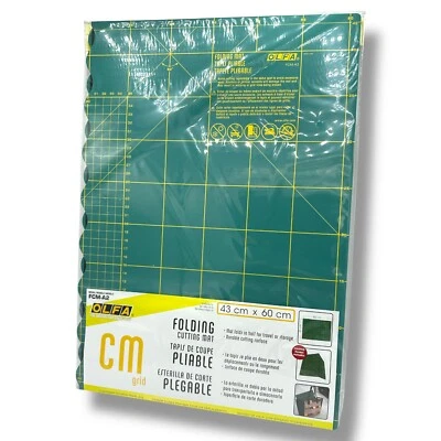 A2 OLFA Cutting Mat Self Healing Folding  43cm X 60cm cm grid Crafting Framing - Image 1 of 4
