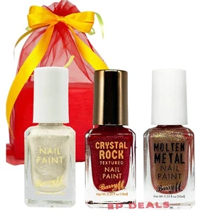 BARRY M NAIL POLISH / VARNISH GIFT SET 3 X 10ML - Picture 1 of 1