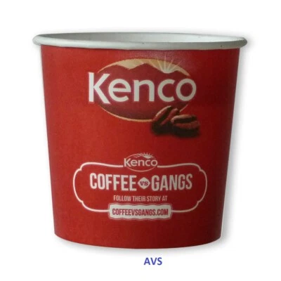 Maxwell House Coffee White / Black 76mm Kenco Maxpax vending in cup Incup drinks