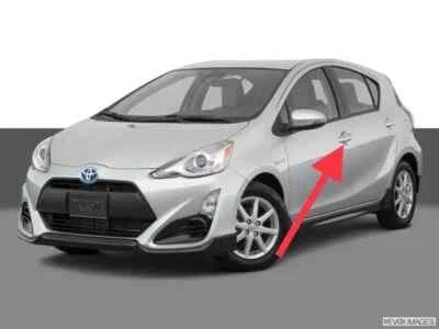 Manija de puerta exterior del lado del conductor delantero OEM 2012-2019 Toyota Prius C Foto 1 de 4