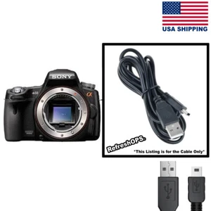 Sony Alpha SLT-A33 Digital Camera USB Cable Transfer Cord Replacement - Picture 1 of 3