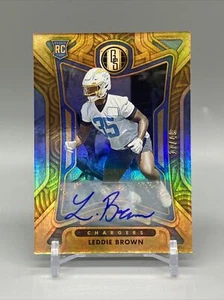 2022 PANINI GOLD STANDARD LEDDIE BROWN RC /75  Auto LA CHARGERS - Picture 1 of 3