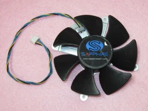 Cooler Fan For Sapphire HD5870 AD0912UB-U7BGL 85mm 4Pin 0.45A Graphics Card - Picture 1 of 2