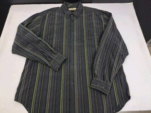 Tommy Bahama Mens Muticolored Striped Long Sleeve Shirt Silk/Cotton XL #6626 - Picture 1 of 9