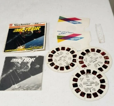 Vintage GAF K46 METEOR Sci-Fi Movie Film view-master Reels Showtime Packet set - Image 1 of 4