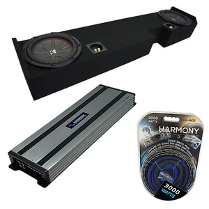 01-15 Ford F250 F350 Super Cab Kicker CompR CWR10 Dual 10 Sub Box HA-A1500.1 - Picture 1 of 8
