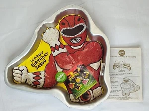 ✅🆒VTG Wilton Mighty Morphin Power Rangers Cake Mold Pan 1994 RARE 📸SEE PICS📸 - Picture 1 of 13