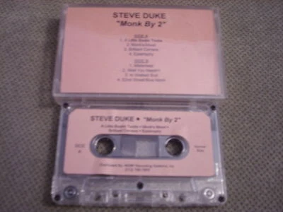 RARE ADV PROMO Steve Duke Joe Pinzarrone CASSETTE TAPE thelonious Monk By 2 JAZZ Foto 1 de 2