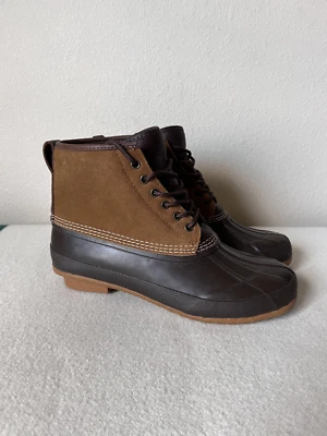 J. Crew Heritage Duck Boots - Size 10 - Brown Suede - NEW - Imagem 1 de 4
