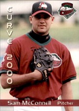 2000 Altoona Curve Grandstand #22 Sam McConnell Middletown Ohio OH Baseball Card
