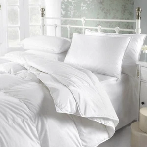 Piumino Letto Piumone 4 STAGIONI piuma D'OCA Matrimoniale Singolo Piazza Mezza - Foto 1 di 9