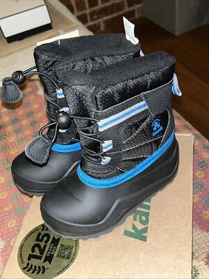 Kamik Max T ребенка ясельного возраста, маленький ребенок Sz 10 ботинки новый в коробке - Изображение 1 из 4