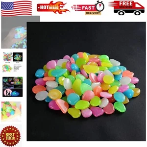 Luminous Garden Pebbles - 200 Multicolor Rocks Ideal for Indoor & Outdoor Use - Picture 1 of 9