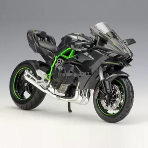 1/12 2015 Kawasaki Ninja H2R Motorcycle Model Diecast Motorcycle Toy Vehicle - Picture 1 of 9