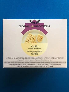Ideal Protein Vanilla Crispy Squares - 1 Box - EXP 9/30/26 - FREE SHIP - Picture 1 of 5