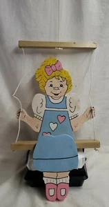 DE COLECCIÓN Arte Popular MADERA PATIO ARTE NIÑA COLUMPIO 3 DIMENSIONES 822 - Imagen 1 de 6