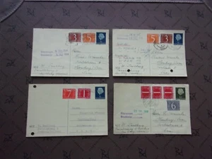PAYS-BAS - 4 cartes entier (B43) - Imagen 1 de 2