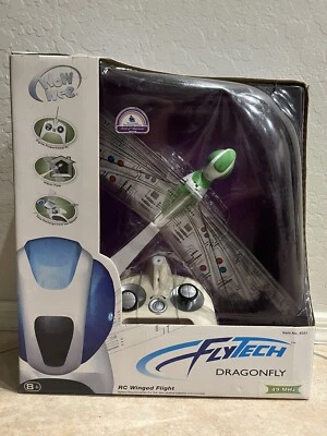 Wowwee FlyTech Robotic Dragonfly Remote Control RC Flying Insect Drone 2007 NEW - Image 1 of 4