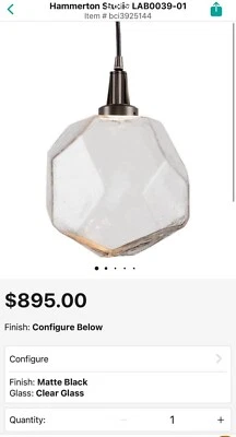 Hammerton studio - Handmade Pendants (2) - Image 1 of 4