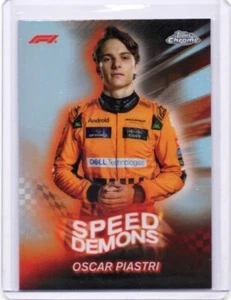 2024 Topps Chrome Formula 1 - Speed Demons Oscar Piastri #SD-8 - Picture 1 of 2
