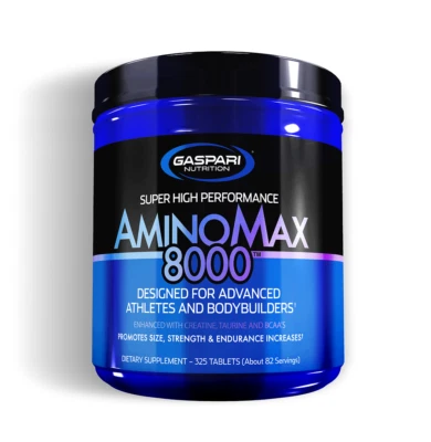 Gaspari Nutrition AminoMax 8000 Amino Acids 325 Tablets** MuscleBuild & Recovery
