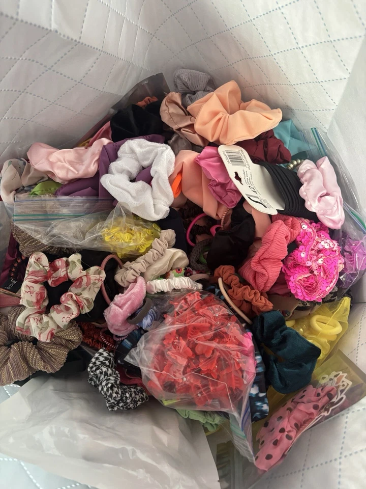 8 LBS Of Hair Accessories LOT, small business inventory  - Image 1 of 4