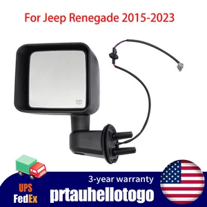 For Jeep Renegade 2015-2020 2021 2022 2023 Mirrors Driver Left Side Heated Hand - Foto 1 di 13