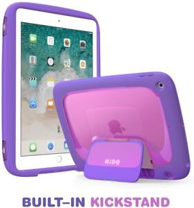 Mumba Kids Case For iPad 9.7" 6th/5th (2018/2017) Kickstand Cover Shoulder Strap