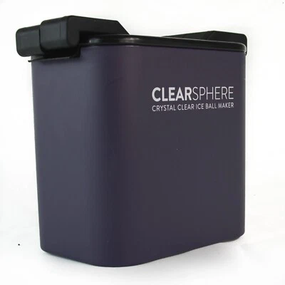 CLEARSPHERE Cristal Transparente Grande y Redondo Máquina de Cubitos de Hielo para Whisky Foto 1 de 4