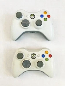 Paar Xbox 360 wiederaufladbare Wireless Controller in sehr gutem Zustand - Bild 1 von 3