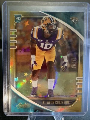 2020 Panini Absolute - K’lavon Chaisson Gold /10 - Image 1 of 2