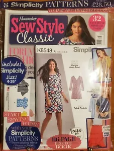 Homemaker Sew Style Classic 2018 - 3 Simplicity Patterns + Project Book - NEW - - Imagen 1 de 2