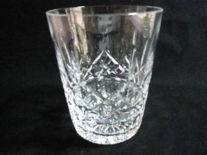 WATERFORD LISMORE PAIR DOUBLE OLD FASHIONED, 4 3/8"H, PRICE/PAIR, XLNT COND - Picture 1 of 5