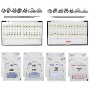 Soportes autoligables de metal de ortodoncia dental Ormco alambre de arco Roth cobre Niti - Imagen 1 de 54
