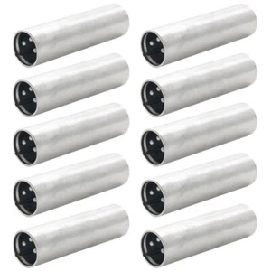 10x 3-Pin XLR Male to Male Microphone Mic Coupler Joiner Coupling Audio Adapter - Picture 1 of 4