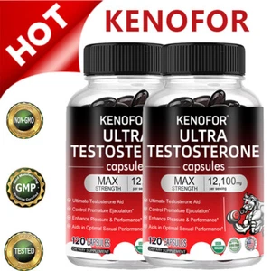 ULTRA TESTOSTERONE capsules -Supports Muscle Growth and Fitness Performance - Picture 1 of 8