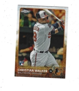 2015 Topps Chrome Refractors #192 Christian Walker Baltimore Orioles - Bild 1 von 1