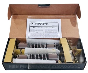 Progressive Suspension 412 Series 11" Chrome Shocks For Select Harley Models - Bild 1 von 5
