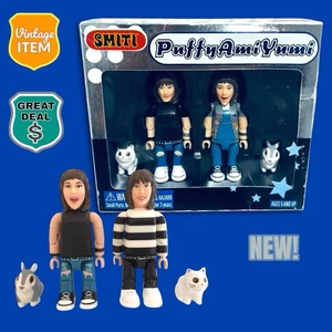 Puffy AmiYumi SMITI Figurina Rara Vintage Box Set 2002 Come Nuova in Scatola! NUOVO! SIGILLATO! - Foto 1 di 8