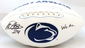 Miles Sanders Autographed Penn State Nittany Lions Logo Football w/ Insc -JSA W - Picture 1 of 11