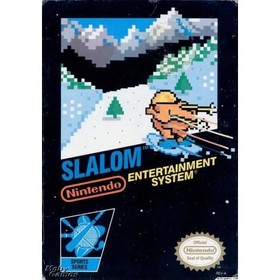 Slalom For Nintendo NES Vintage Skiing Sports 8E